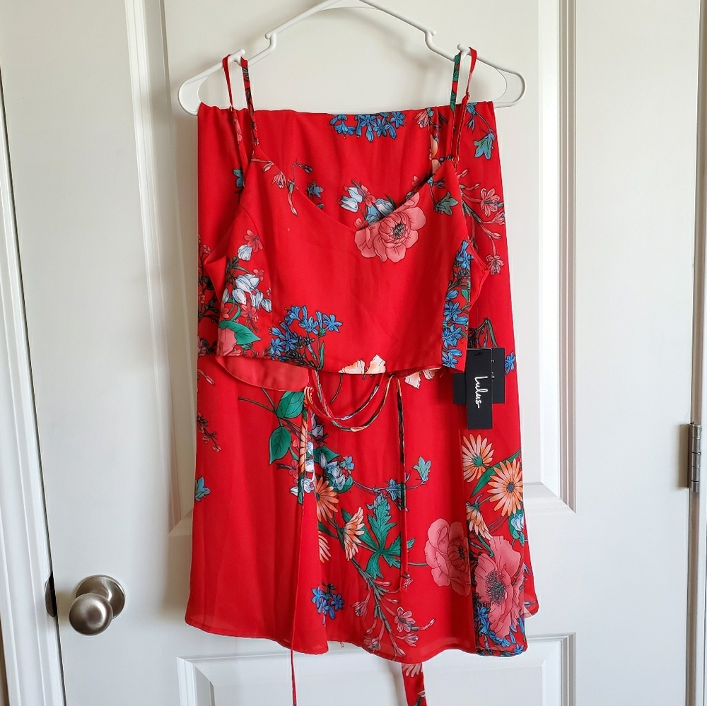 NWT Lulus Two Piece Maxi Set
